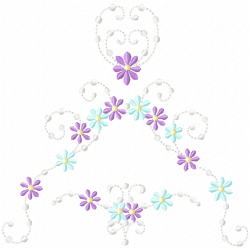 Flowers And Tree Embroidery Design 8 Flowers And Tree Embroidery Design 8